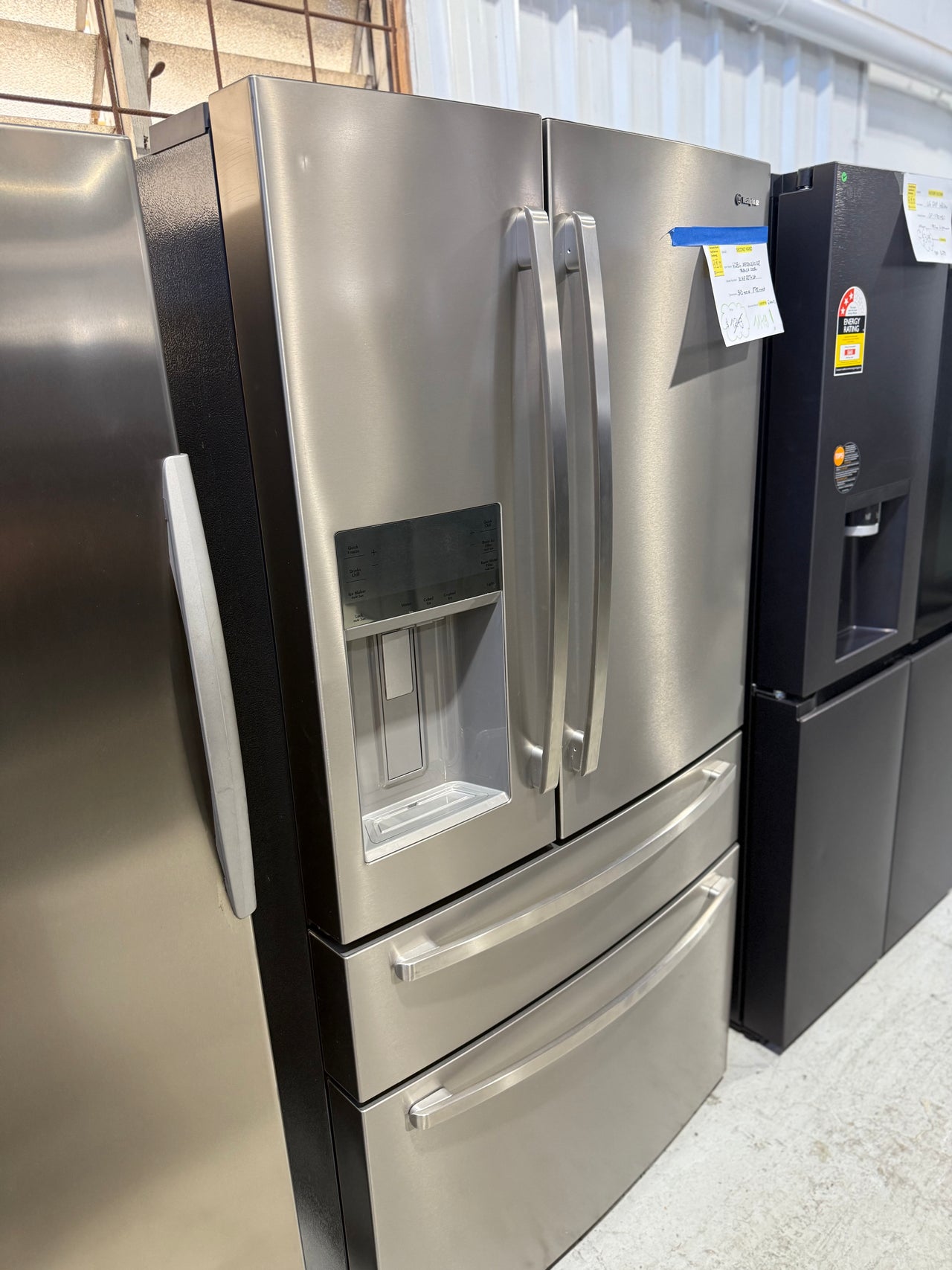 Second hand Westinghouse 609L French Door Frost Free Fridge Model: WHE6874SA - Second Hand Appliances Geebung