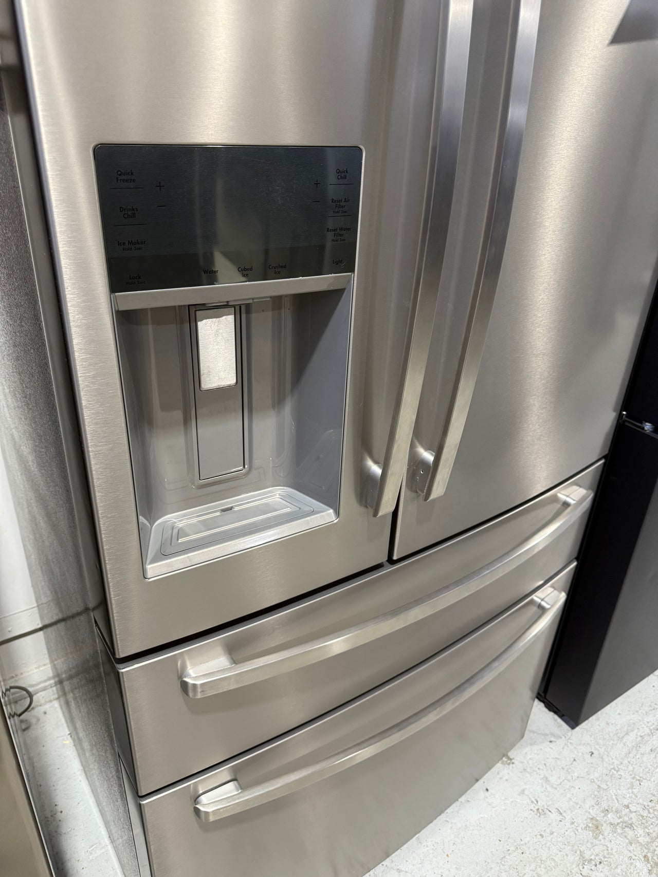 Second hand Westinghouse 609L French Door Frost Free Fridge Model: WHE6874SA - Second Hand Appliances Geebung