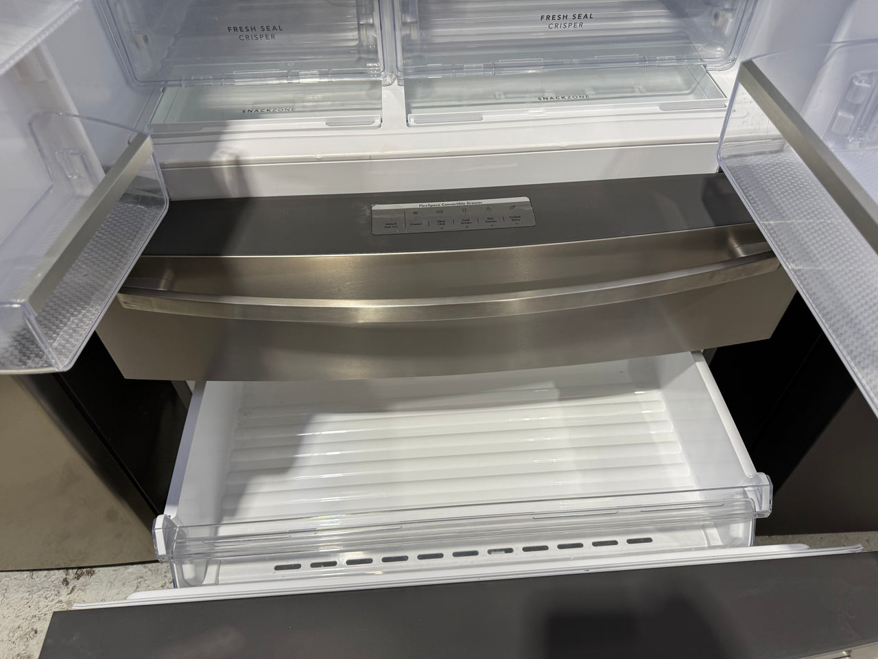 Second hand Westinghouse 609L French Door Frost Free Fridge Model: WHE6874SA - Second Hand Appliances Geebung