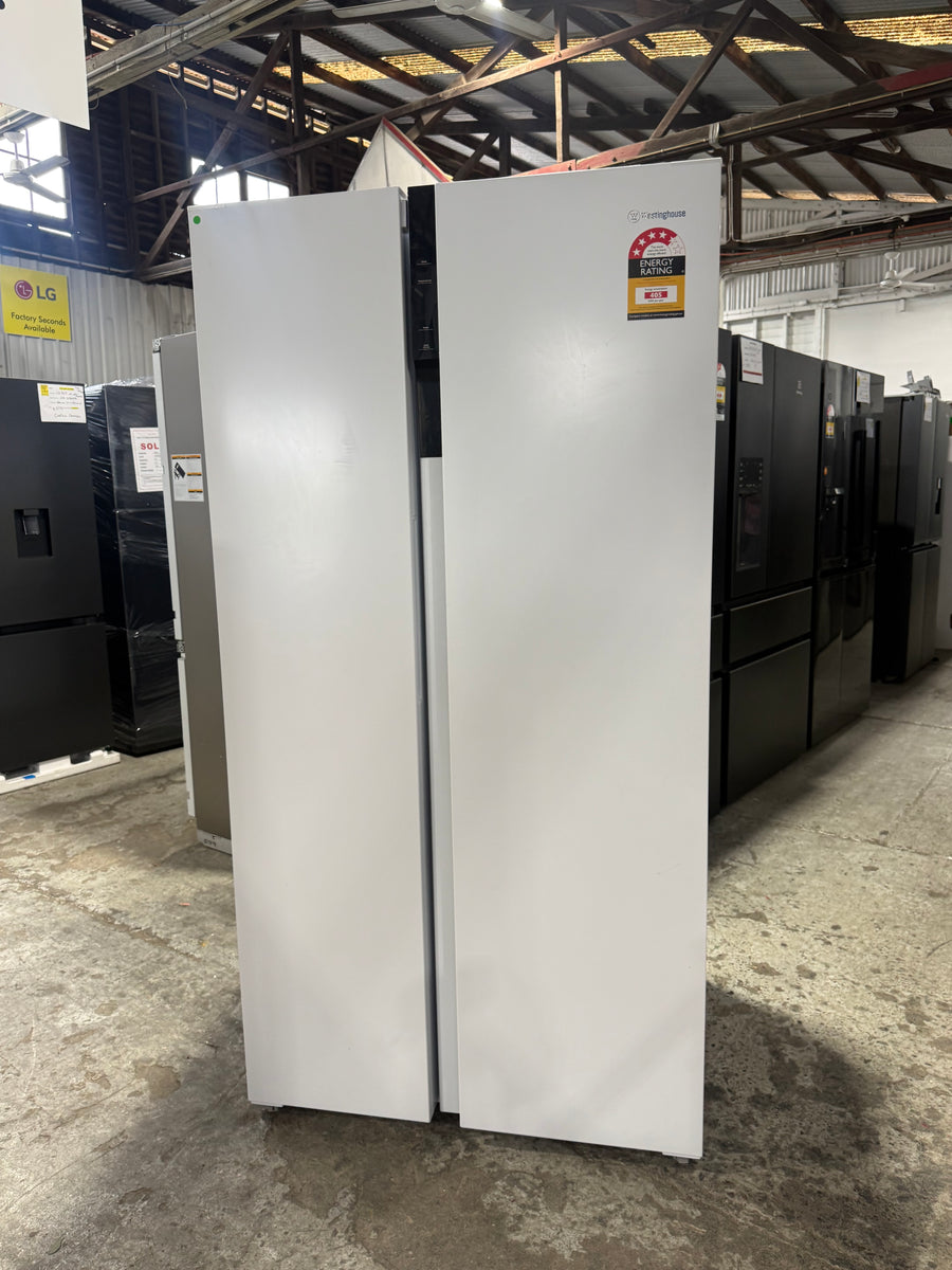 Second hand Westinghouse 624L Side-by-Side Fridge – WSE6200WB - Second Hand Appliances Geebung