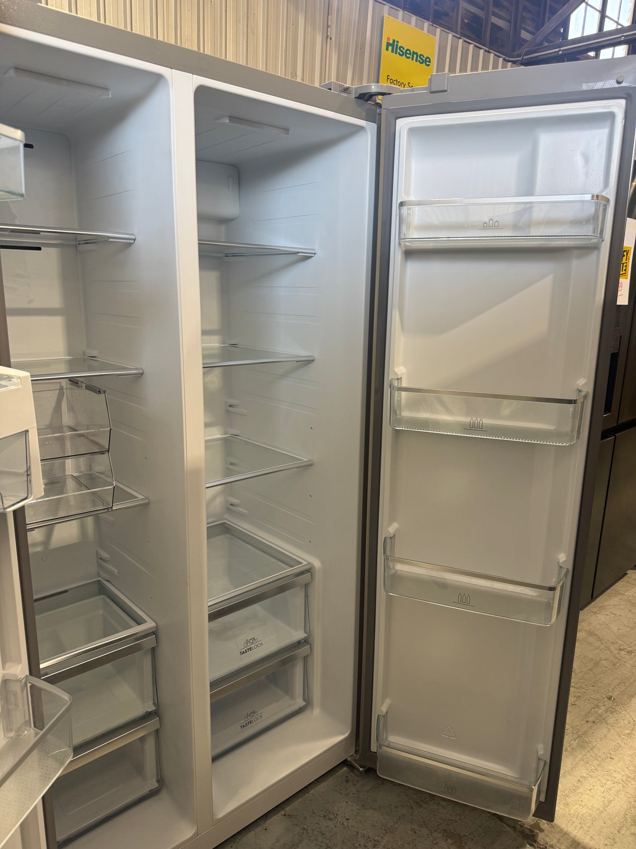 Second hand Westinghouse 624L Side by Side Refrigerator – WSE6630SA - Second Hand Appliances Geebung