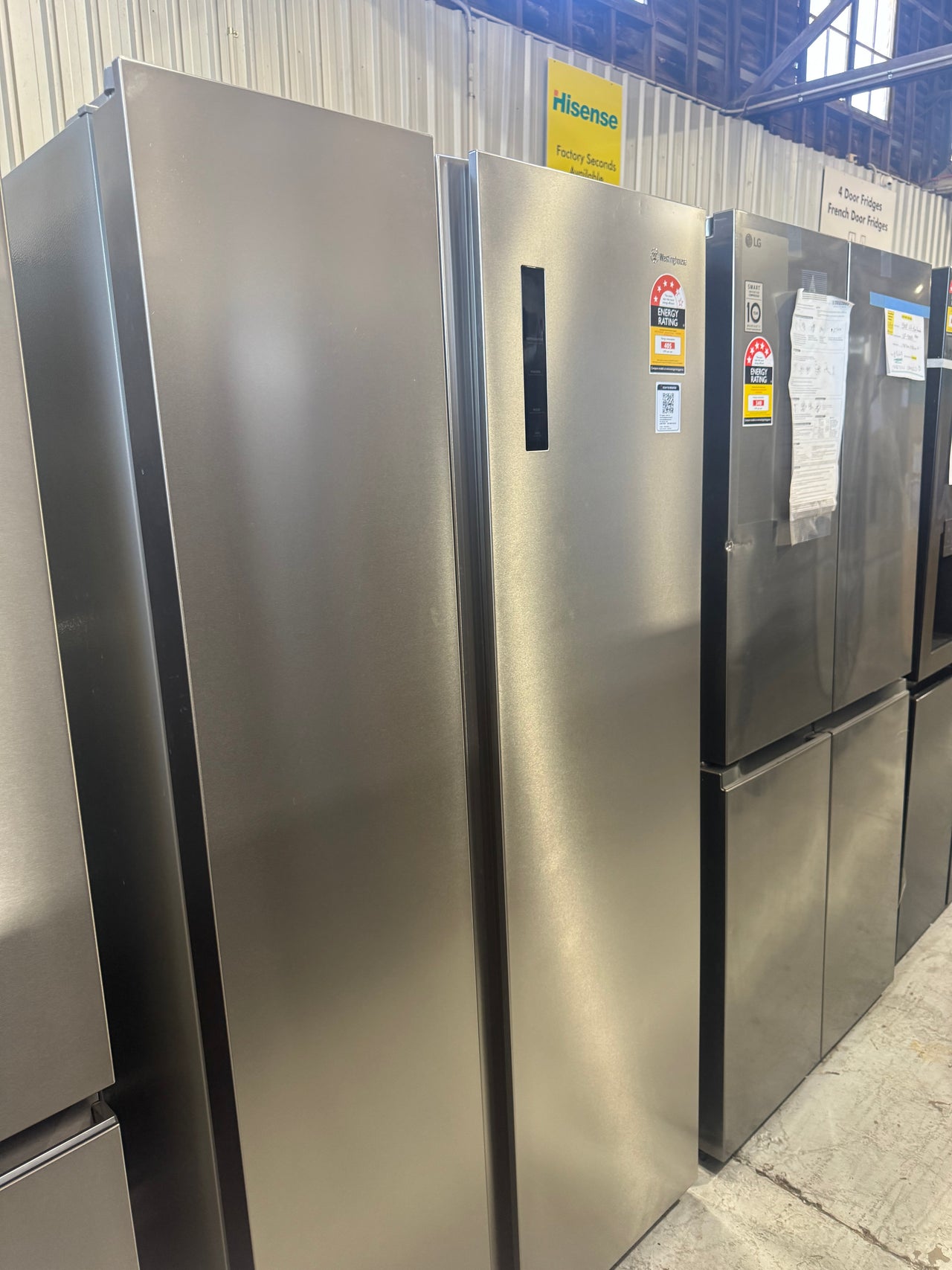Second hand Westinghouse 624L Side by Side Refrigerator – WSE6630SA - Second Hand Appliances Geebung