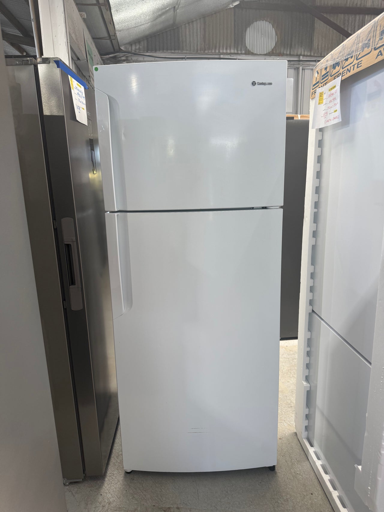 Second hand Westinghouse Fridge 460L Top Mount White Model: WTB4600WA - Second Hand Appliances Geebung