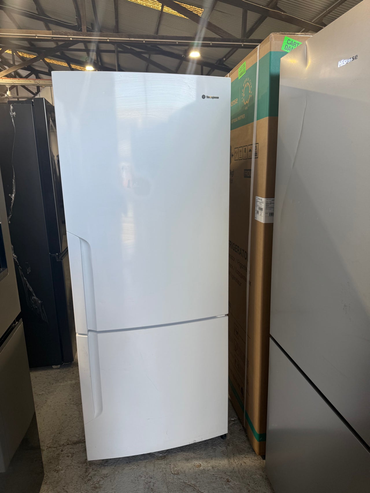 Second hand Westinghouse WBE4500WA — 453L Bottom Mount Refrigerator (White) - Second Hand Appliances Geebung