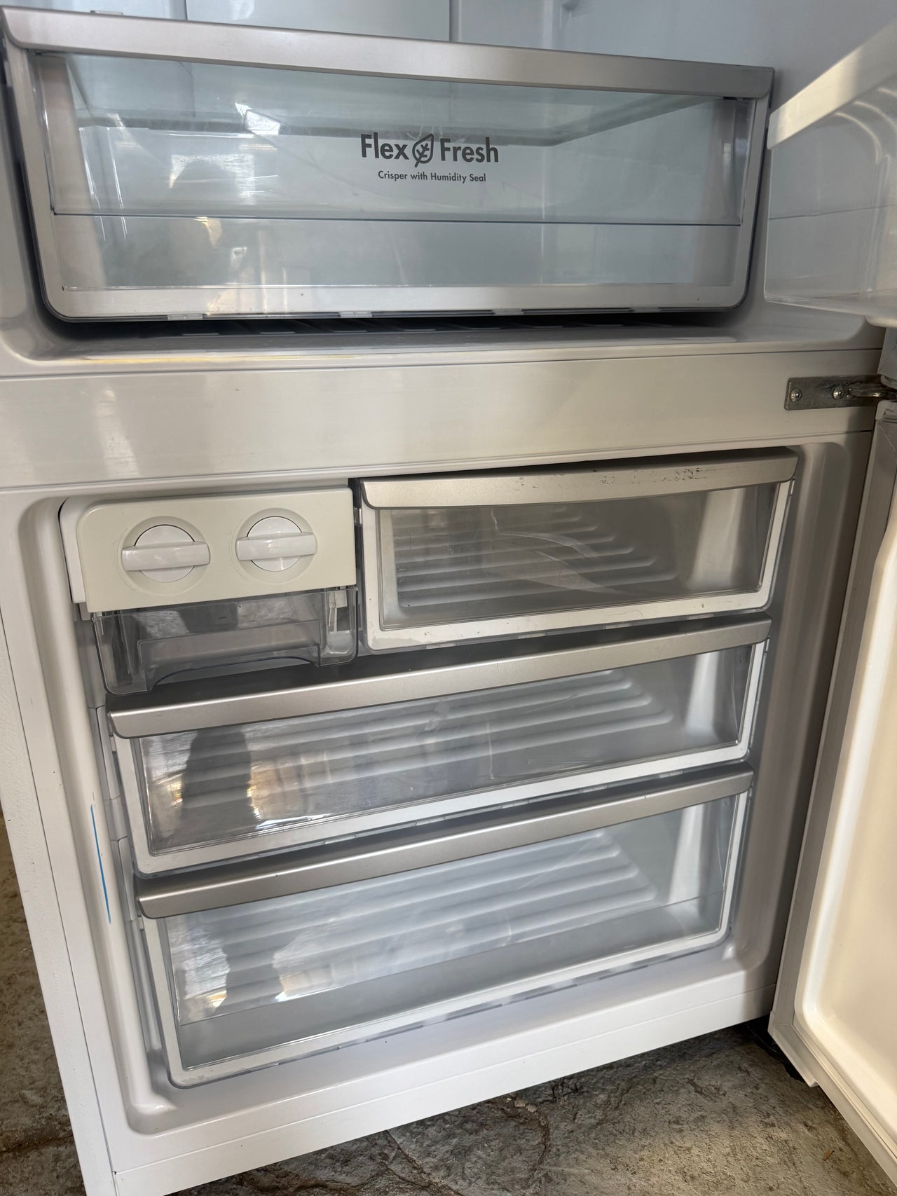 Second hand Westinghouse WBE4500WA — 453L Bottom Mount Refrigerator (White) - Second Hand Appliances Geebung