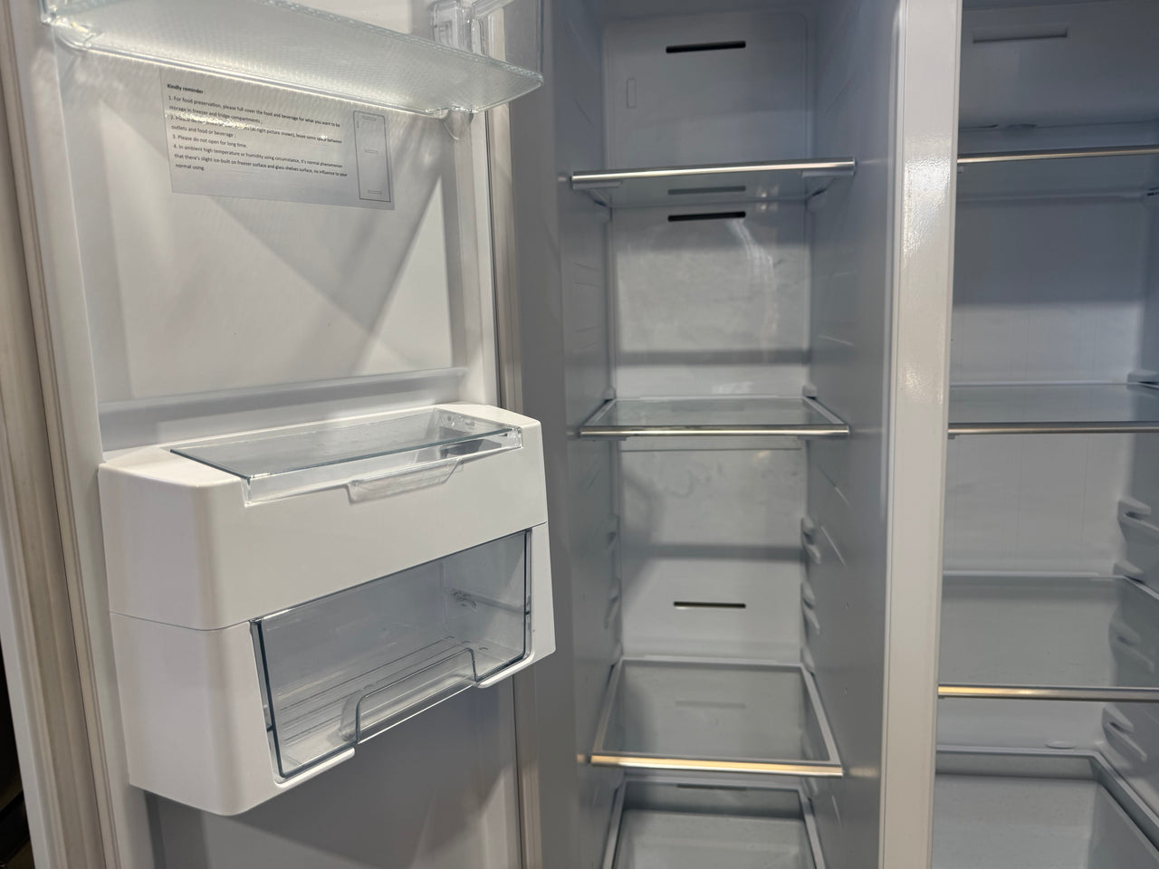 Second hand Westinghouse WSE6630WA 624L Side by Side Fridge - Second Hand Appliances Geebung