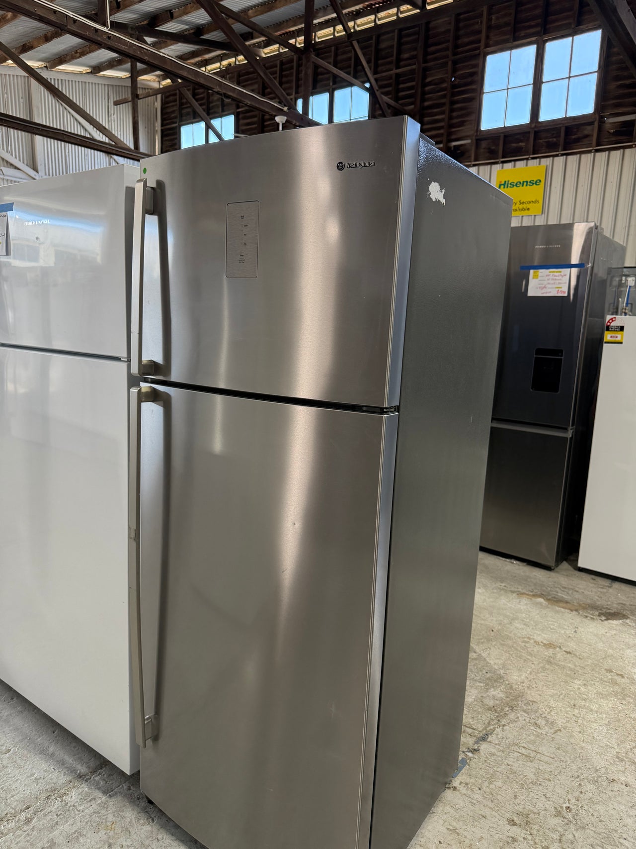 Second hand Westinghouse WTB4604SA – 460 L Top-Mount Refrigerator - Second Hand Appliances Geebung