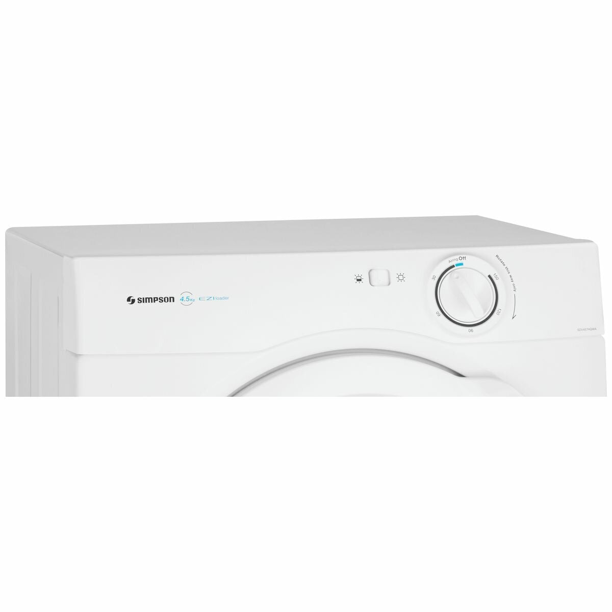 Simpson SDV457HQWA 4.5kg vented dryer – Reliable Compact Laundry Drying Solution - Second Hand Appliances Geebung