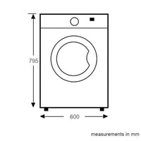 Thumbnail for Simpson SDV457HQWA 4.5kg vented dryer – Reliable Compact Laundry Drying Solution - Second Hand Appliances Geebung