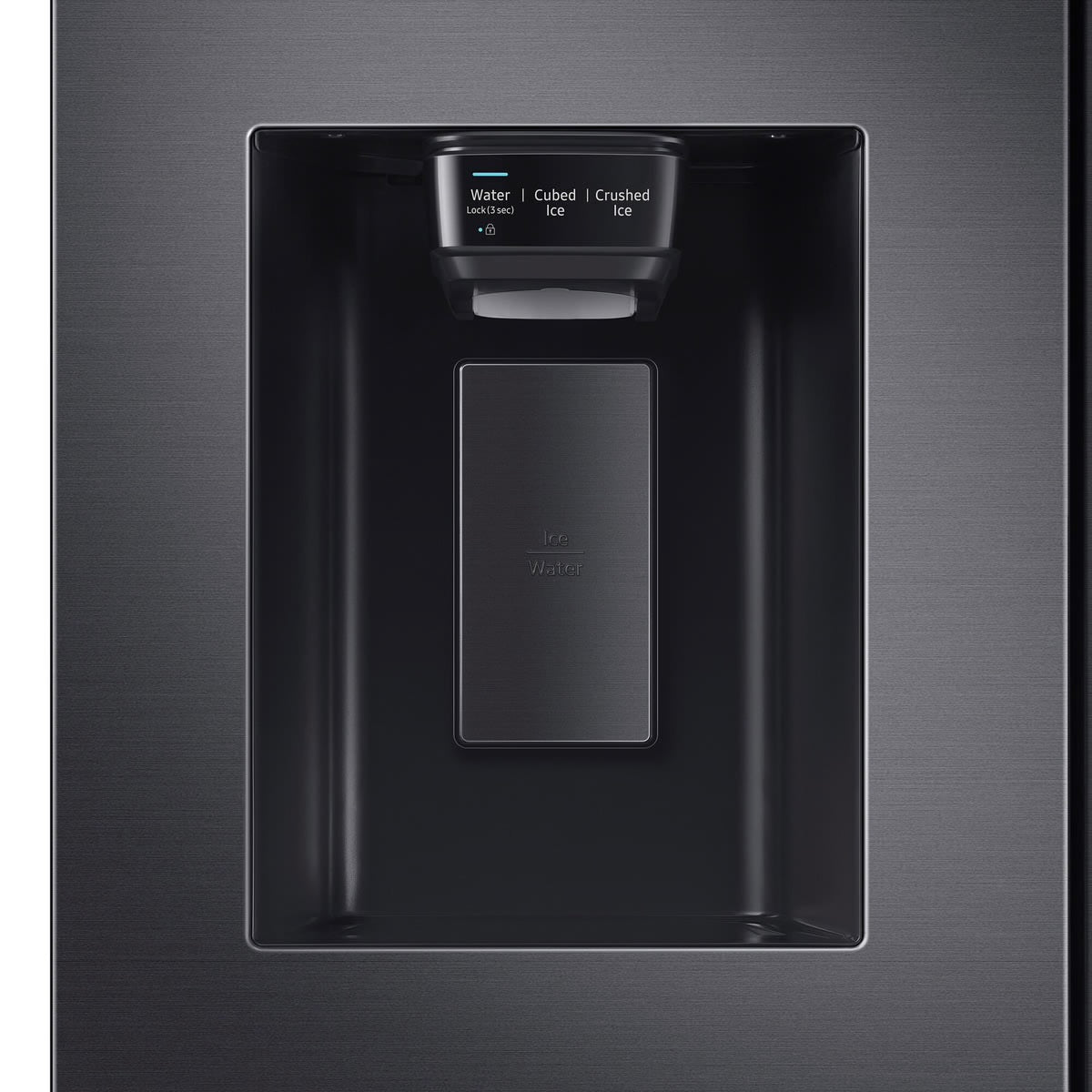 Transportation damaged 635l Samsung side by side with non plumbed ice and water dispenser SRS673DMB - Second Hand Appliances Geebung