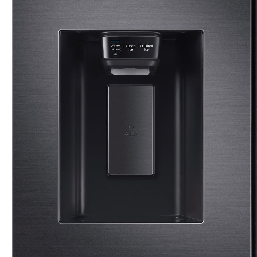 Transportation damaged 635l Samsung side by side with non plumbed ice and water dispenser SRS673DMB - Second Hand Appliances Geebung