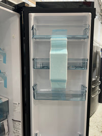 Thumbnail for Transportation damaged 638L Hitachi French Door Black Glass  Model: RWB640VT0GBK - Second Hand Appliances Geebung