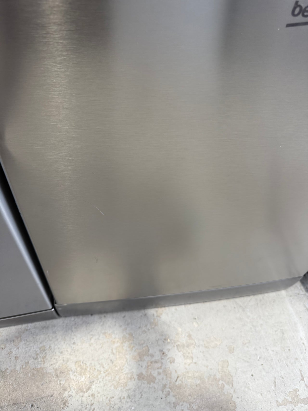 Transportation damaged Beko BDFB1630X full-size freestanding dishwasher - Second Hand Appliances Geebung