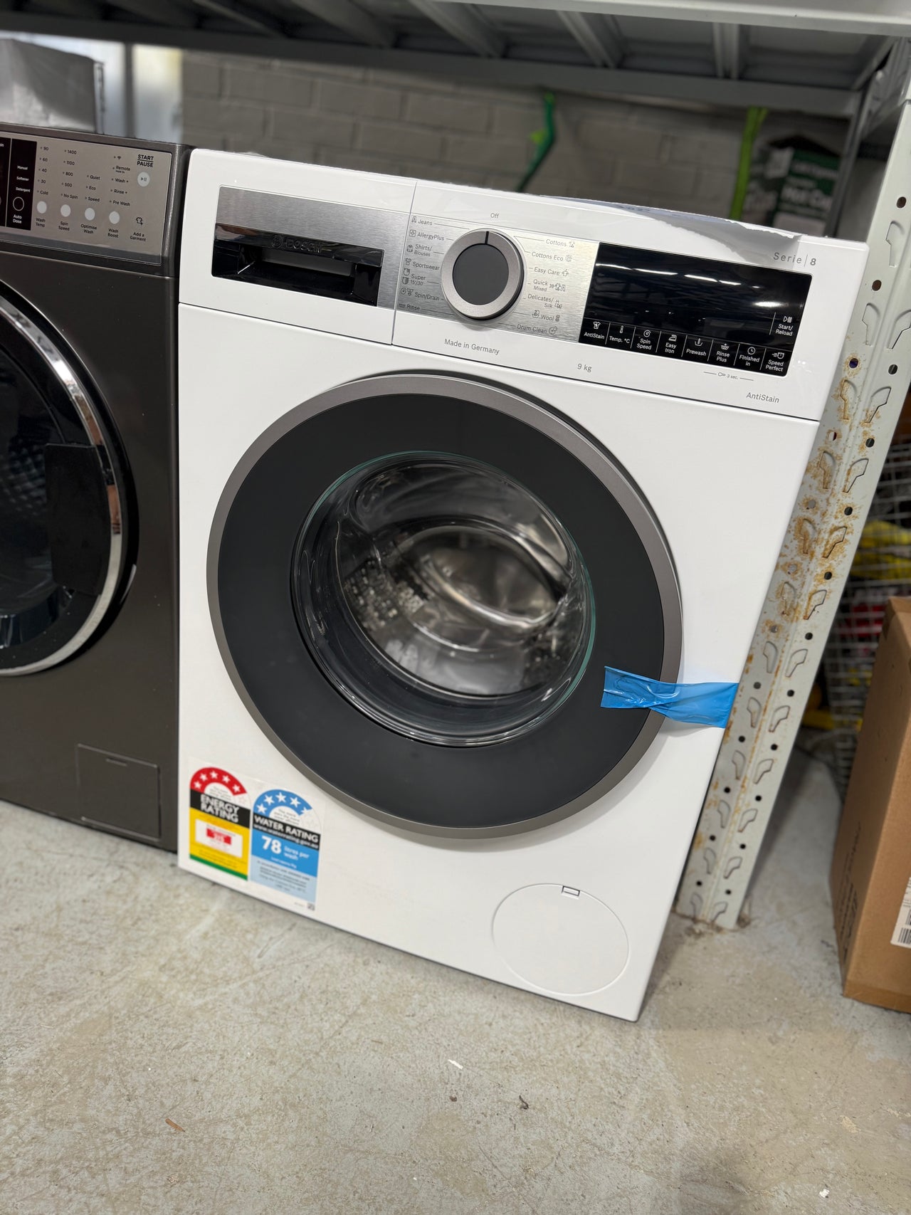 Transportation damaged Bosch 9kg Front Load Washer Model: WGG24402AU - Second Hand Appliances Geebung