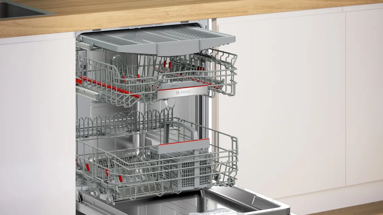 Transportation damaged Bosch Series 6 Fully Integrated Dishwasher  Model: SMV6HCX01A - Second Hand Appliances Geebung