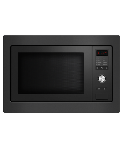 Transportation damaged Fisher & Paykel 60cm Series 5 Compact Microwave Oven – Black OM25BLSB1 - Second Hand Appliances Geebung