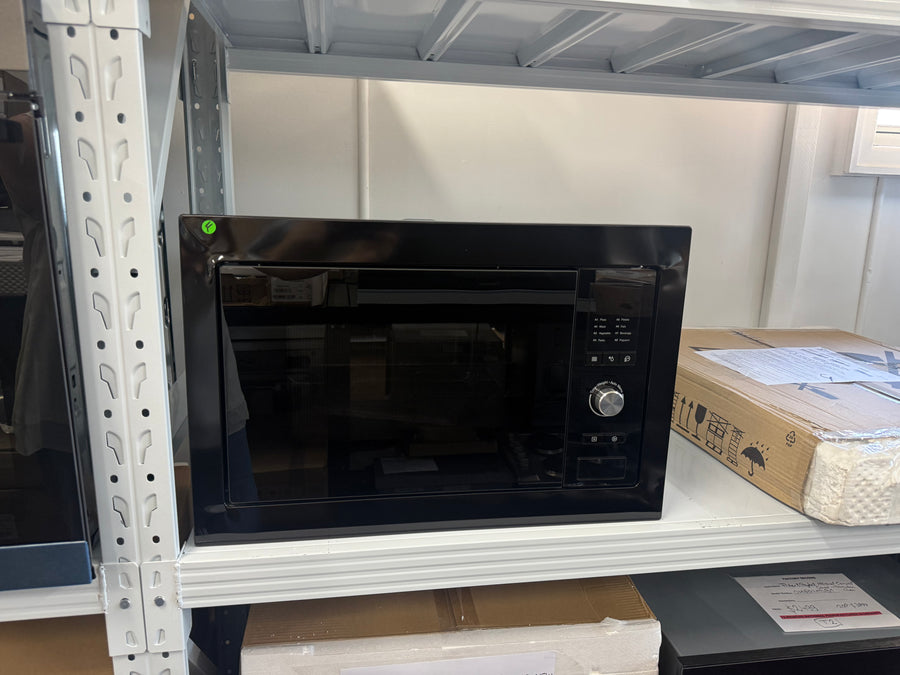 Transportation damaged Fisher & Paykel 60cm Series 5 Compact Microwave Oven – Black OM25BLSB1 - Second Hand Appliances Geebung