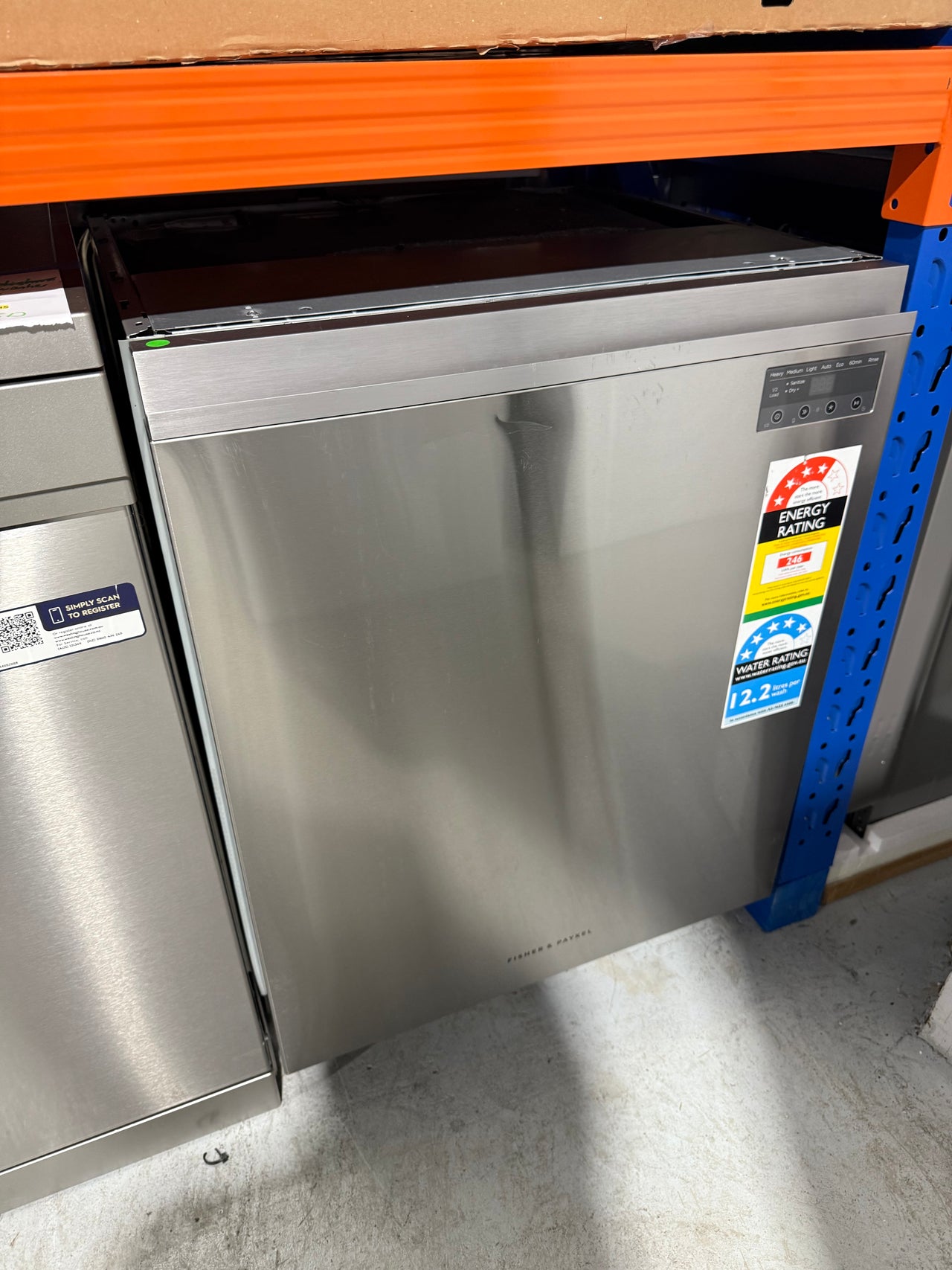 Transportation damaged Fisher & Paykel Series 5 DW60UN2X2 built-under dishwasher - Second Hand Appliances Geebung