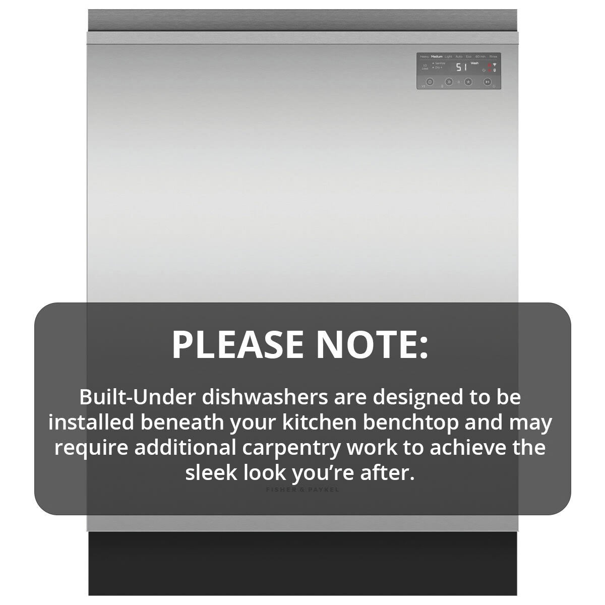 Transportation damaged Fisher & Paykel Series 5 DW60UN2X2 built-under dishwasher - Second Hand Appliances Geebung
