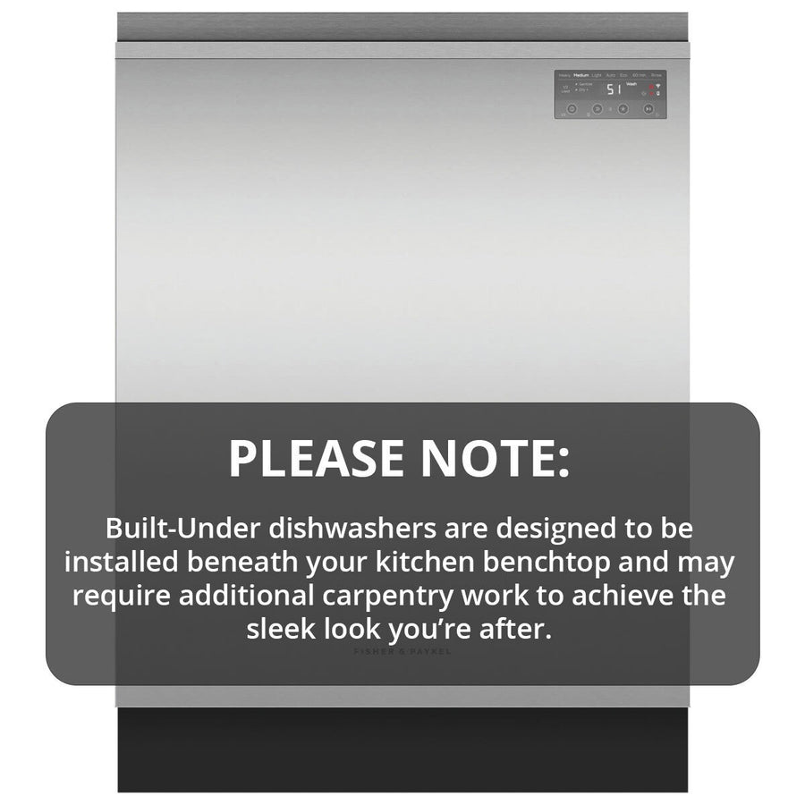 Transportation damaged Fisher & Paykel Series 5 DW60UN2X2 built-under dishwasher - Second Hand Appliances Geebung