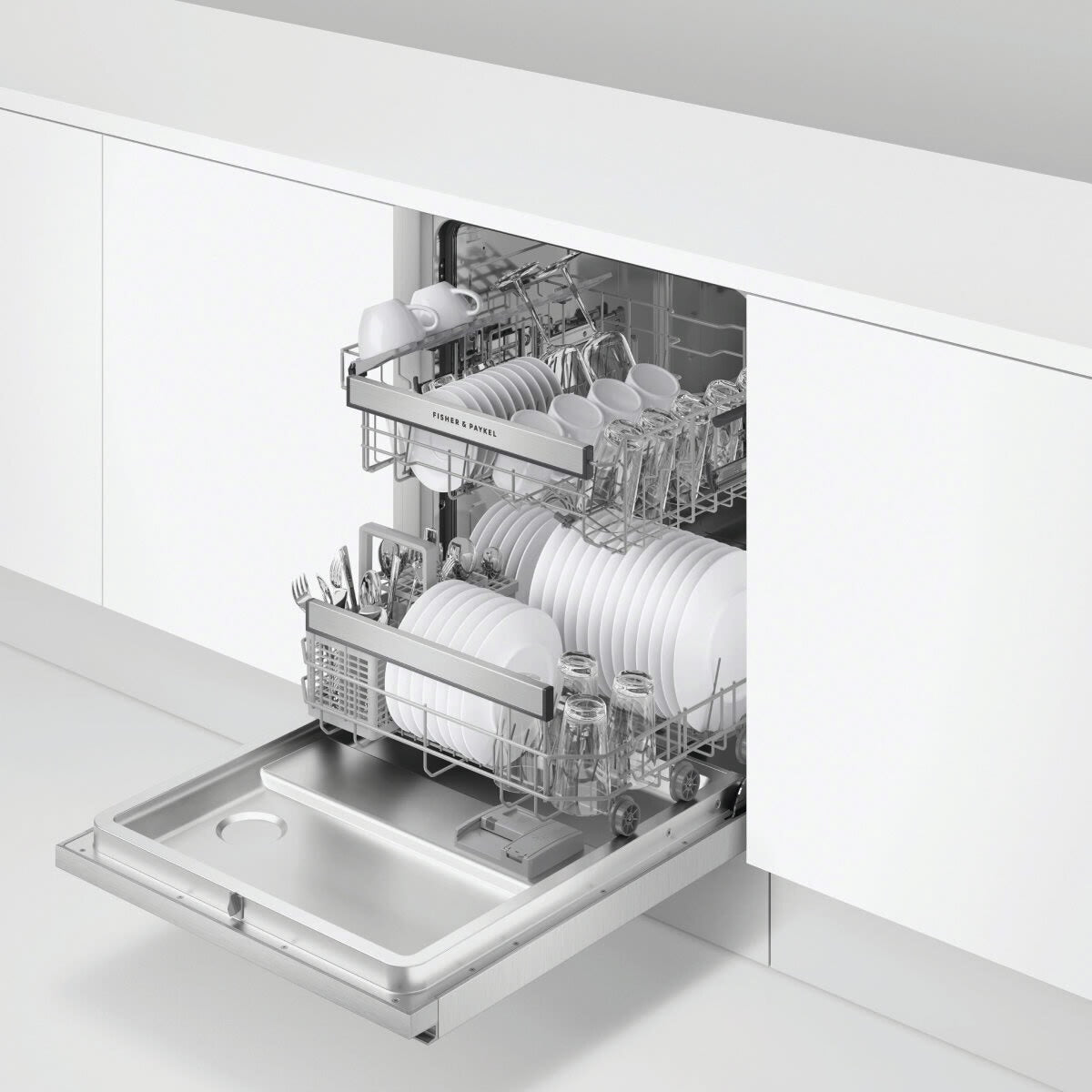 Transportation damaged Fisher & Paykel Series 5 DW60UN2X2 built-under dishwasher - Second Hand Appliances Geebung
