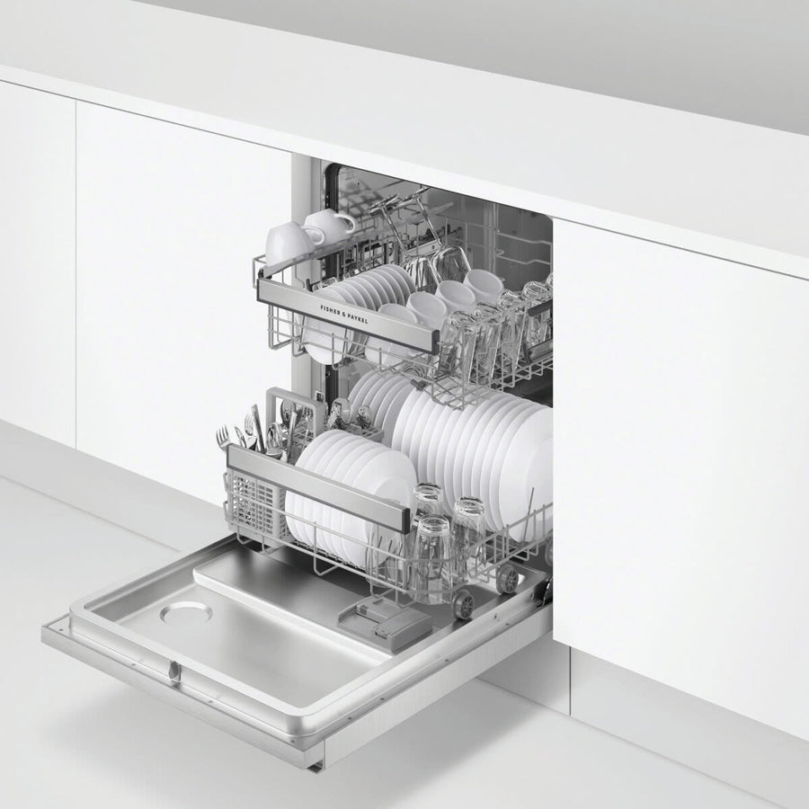 Transportation damaged Fisher & Paykel Series 5 DW60UN2X2 built-under dishwasher - Second Hand Appliances Geebung