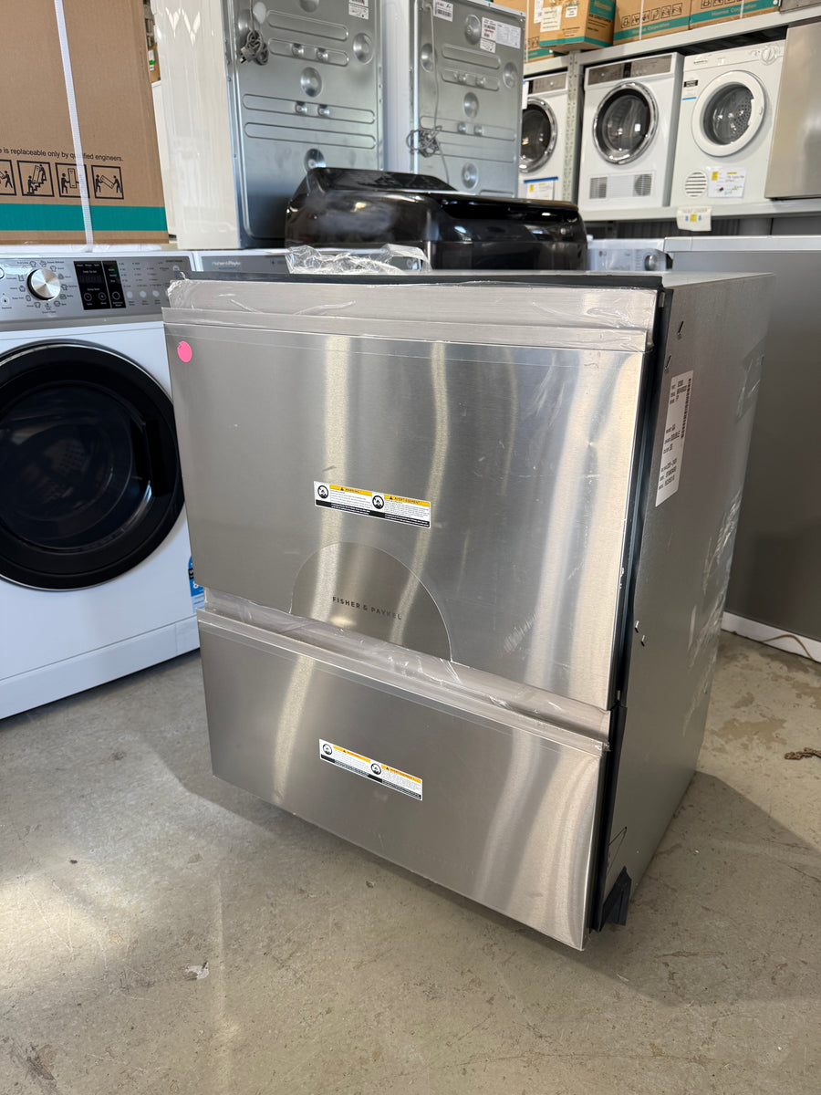 Factory second Fisher&Paykel Series 9 Built-Under Double DishDrawer Dishwasher - Stainless Steel Model: DD60D4NX9 - Second Hand Appliances Geebung