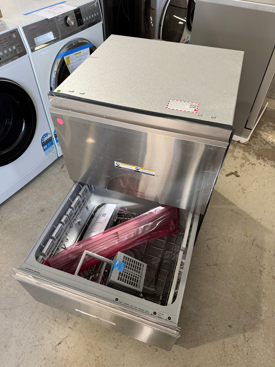 Factory second Fisher&Paykel Series 9 Built-Under Double DishDrawer Dishwasher - Stainless Steel Model: DD60D4NX9 - Second Hand Appliances Geebung