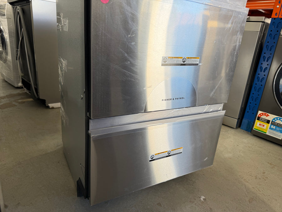 Factory second Fisher&Paykel Series 9 Built-Under Double DishDrawer Dishwasher - Stainless Steel Model: DD60D4NX9 - Second Hand Appliances Geebung