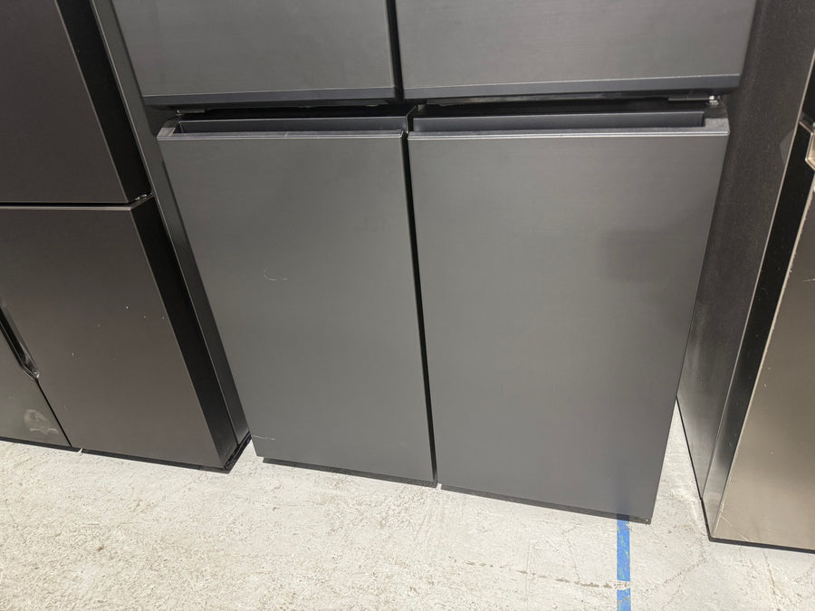 Transportation damaged Haie 623L Quad Door Refrigerator Model: HRF680YPC - Second Hand Appliances Geebung