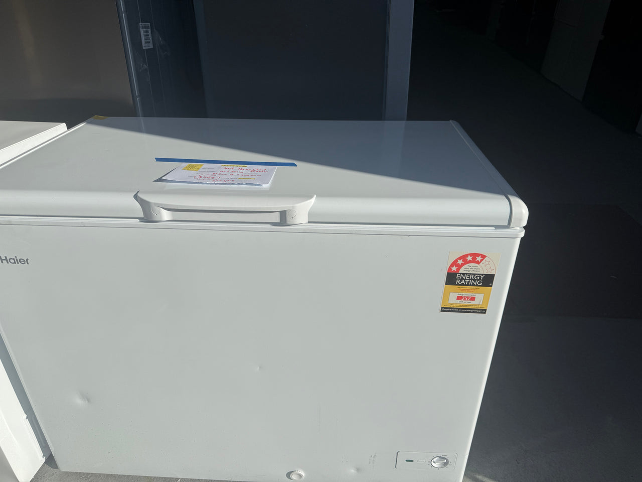 Transportation damaged Haier 301L Chest Freezer HCF301W - Second Hand Appliances Geebung