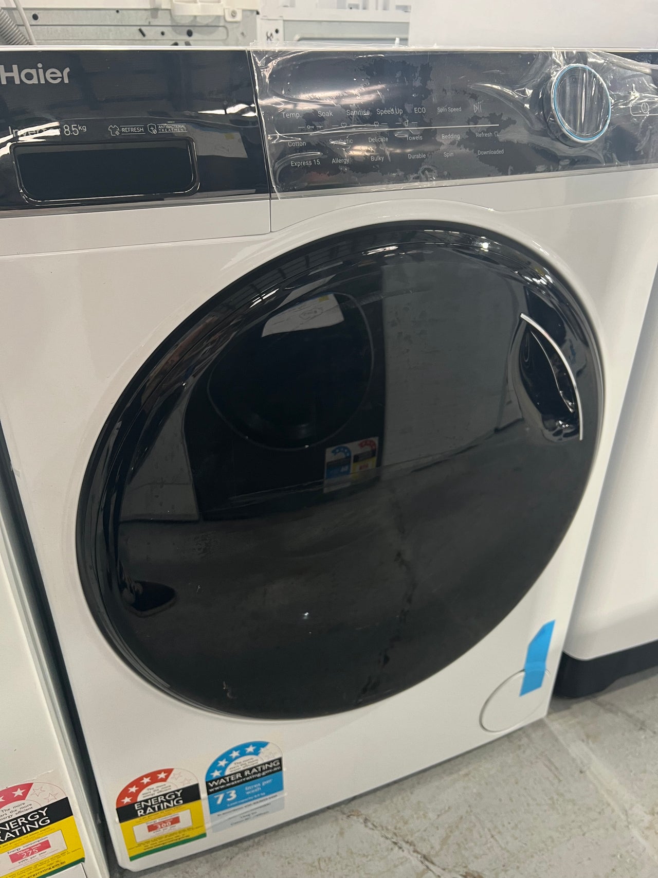 Transportation damaged 8,5 kg Haier front loader HWF85AN1 - Second Hand Appliances Geebung