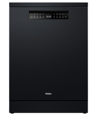 Thumbnail for Transportation damaged Haier Freestanding Dishwasher Black HDW15F3B1 - Second Hand Appliances Geebung