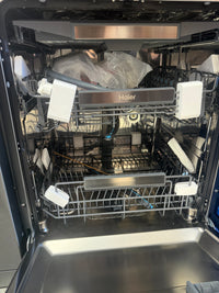 Thumbnail for Transportation damaged Haier Freestanding Dishwasher Black HDW15F3B1 - Second Hand Appliances Geebung