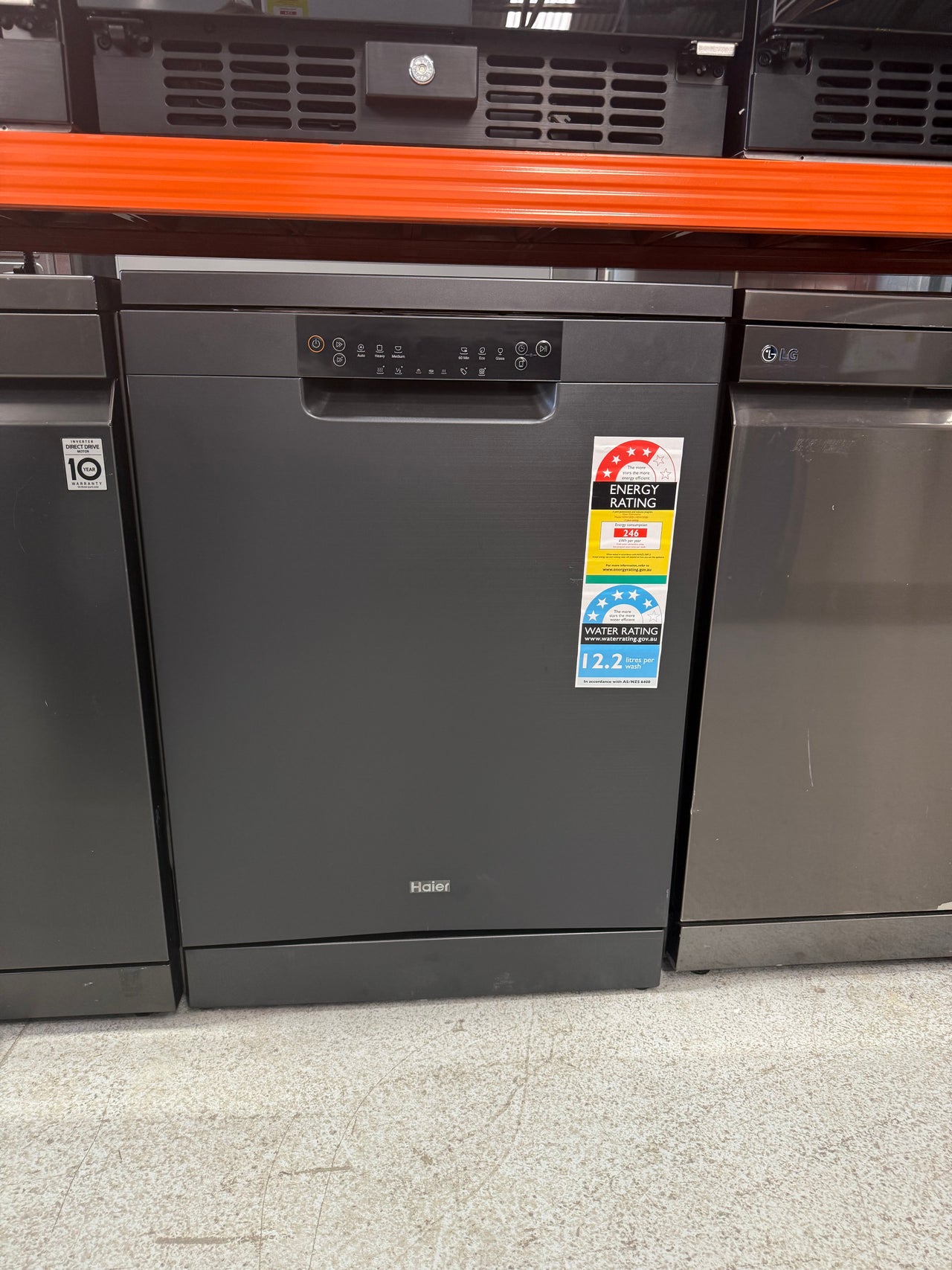 Transportation damaged Haier Freestanding Dishwasher Model:HDW15F2B1 - Second Hand Appliances Geebung