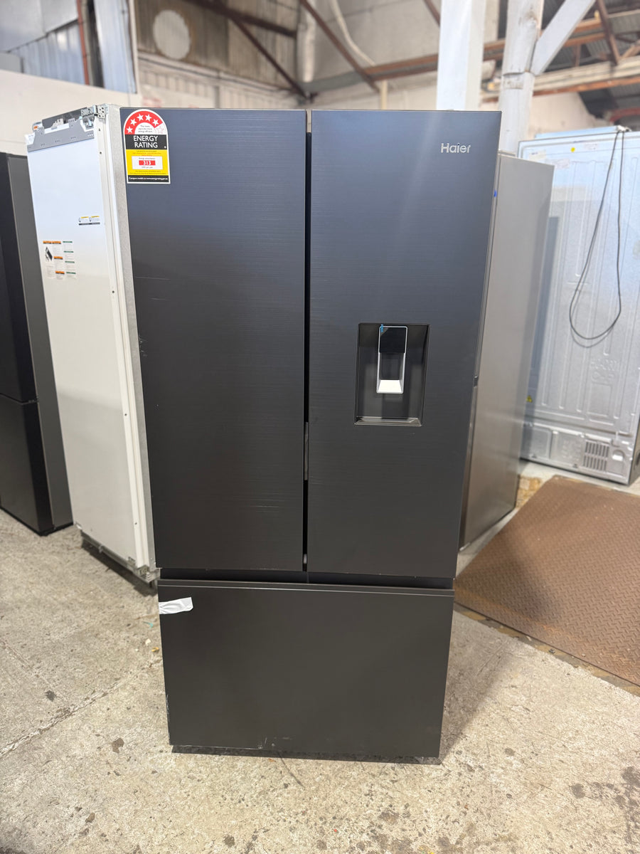 Transportation damaged Haier HRF510FHC – 510L French Door Refrigerator - Second Hand Appliances Geebung