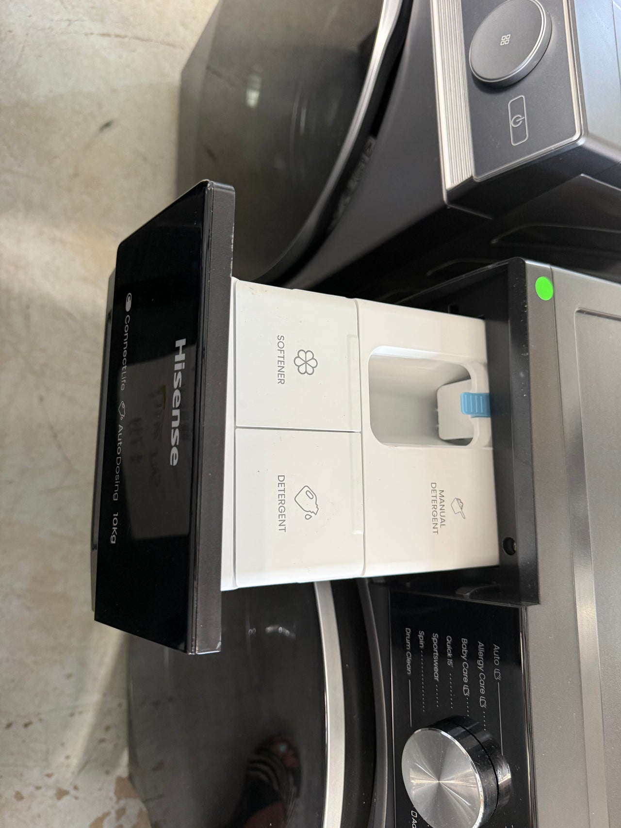 Buy Transportation damaged Hisense 10kg Front Load Washer HWFS1015AB |  | [product_variant] | Second Hand Appliances Geebung Brisbane