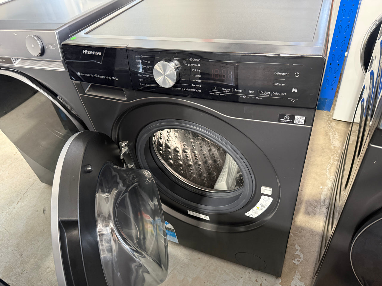 Buy Transportation damaged Hisense 10kg Front Load Washer HWFS1015AB |  | [product_variant] | Second Hand Appliances Geebung Brisbane