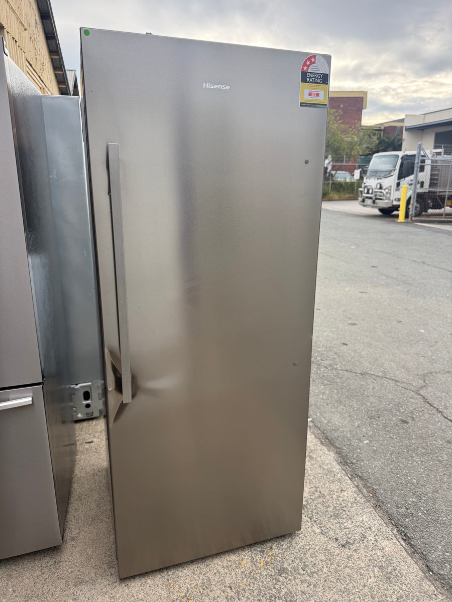 Transportation damaged Hisense 384L Vertical Hybrid Freezer Model: HRVF384S - Second Hand Appliances Geebung