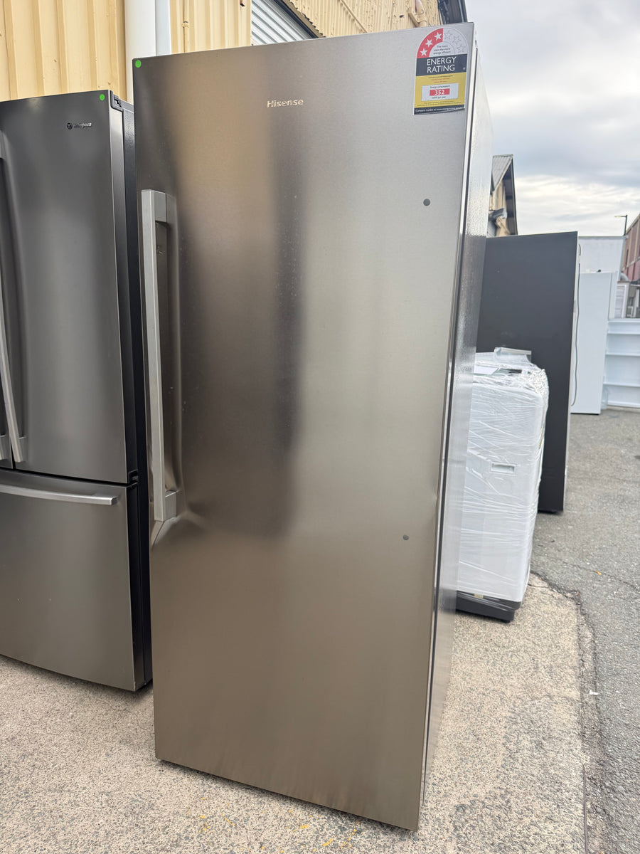Transportation damaged Hisense 384L Vertical Hybrid Freezer Model: HRVF384S - Second Hand Appliances Geebung