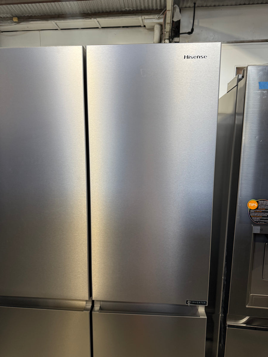 Transportation damaged Hisense 609L French Door Refrigerator Model: HRCD610TS - Second Hand Appliances Geebung