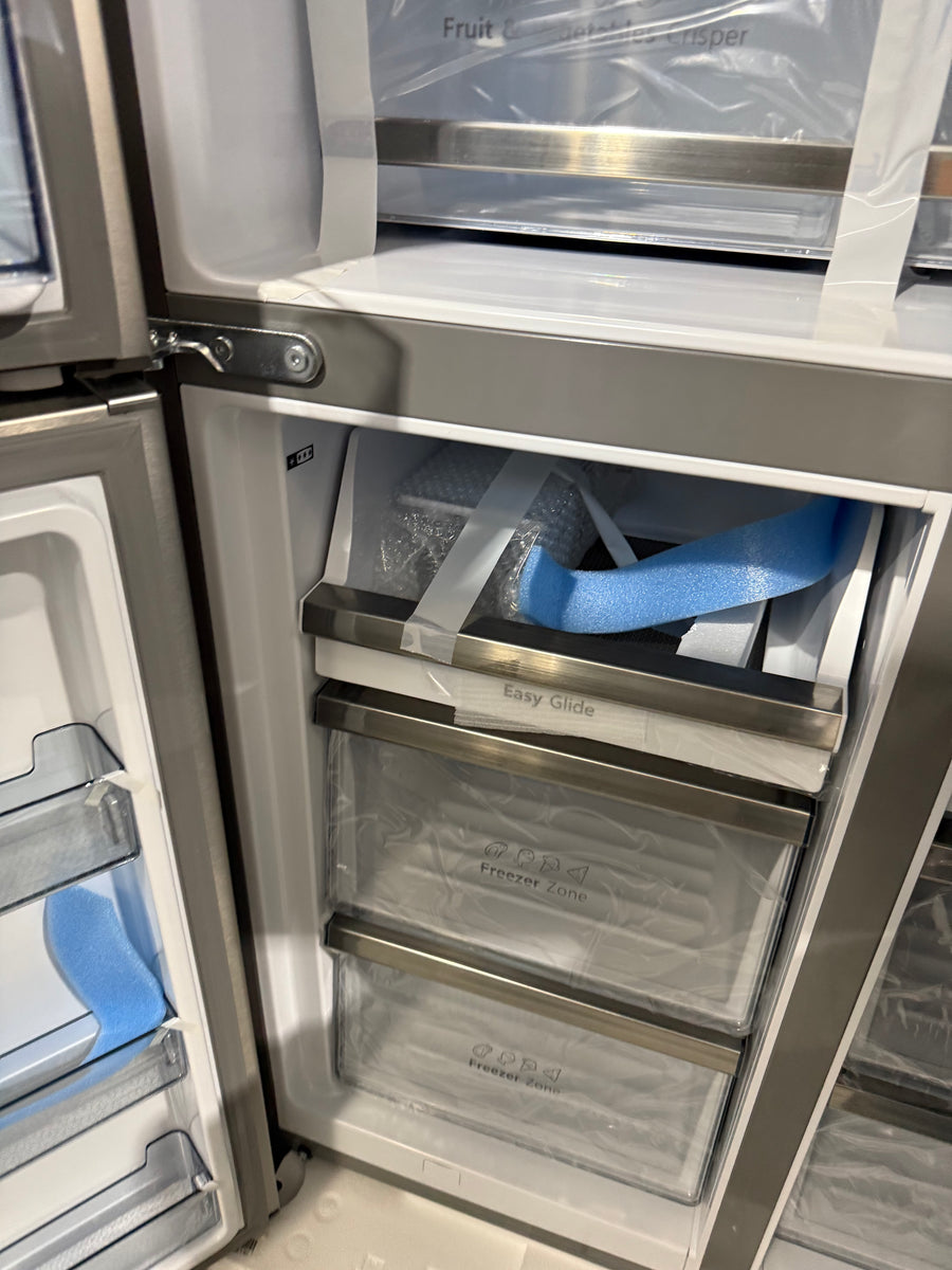 Transportation damaged Hisense 609L French Door Refrigerator Model: HRCD610TS - Second Hand Appliances Geebung