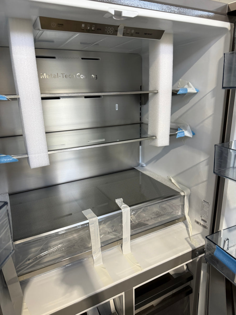 Transportation damaged Hisense 609L French Door Refrigerator Model: HRCD610TS - Second Hand Appliances Geebung