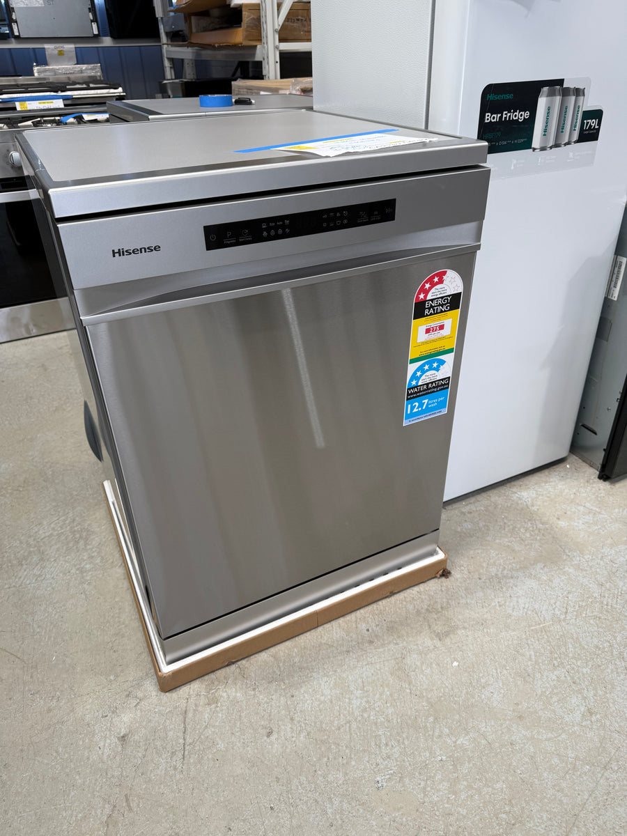 Transportation damaged Hisense 60cm Freestanding Dishwasher Model:HSCE14FS - Second Hand Appliances Geebung