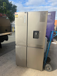 Thumbnail for Transportation damaged Hisense 649L Side by Side Refrigerator with Water Dispenser – Stainless Steel Model: HRSBS649SW - Second Hand Appliances Geebung