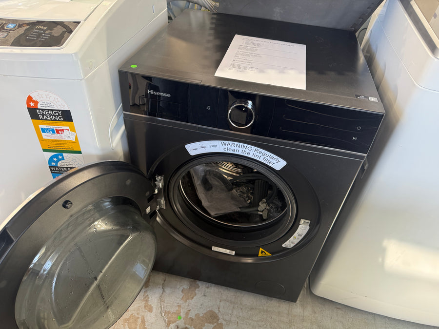 Transportation damaged Hisense HCF8I1215HB Series 8i Washer & Heat Pump Dryer Combo - Second Hand Appliances Geebung