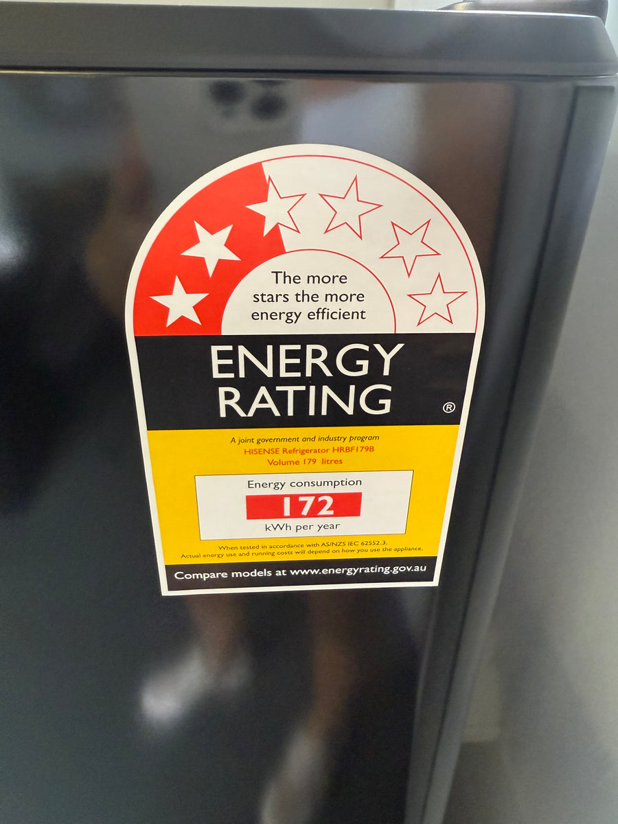 Transportation damaged Hisense HRBF179B 179L Bar Fridge (Black) - Second Hand Appliances Geebung