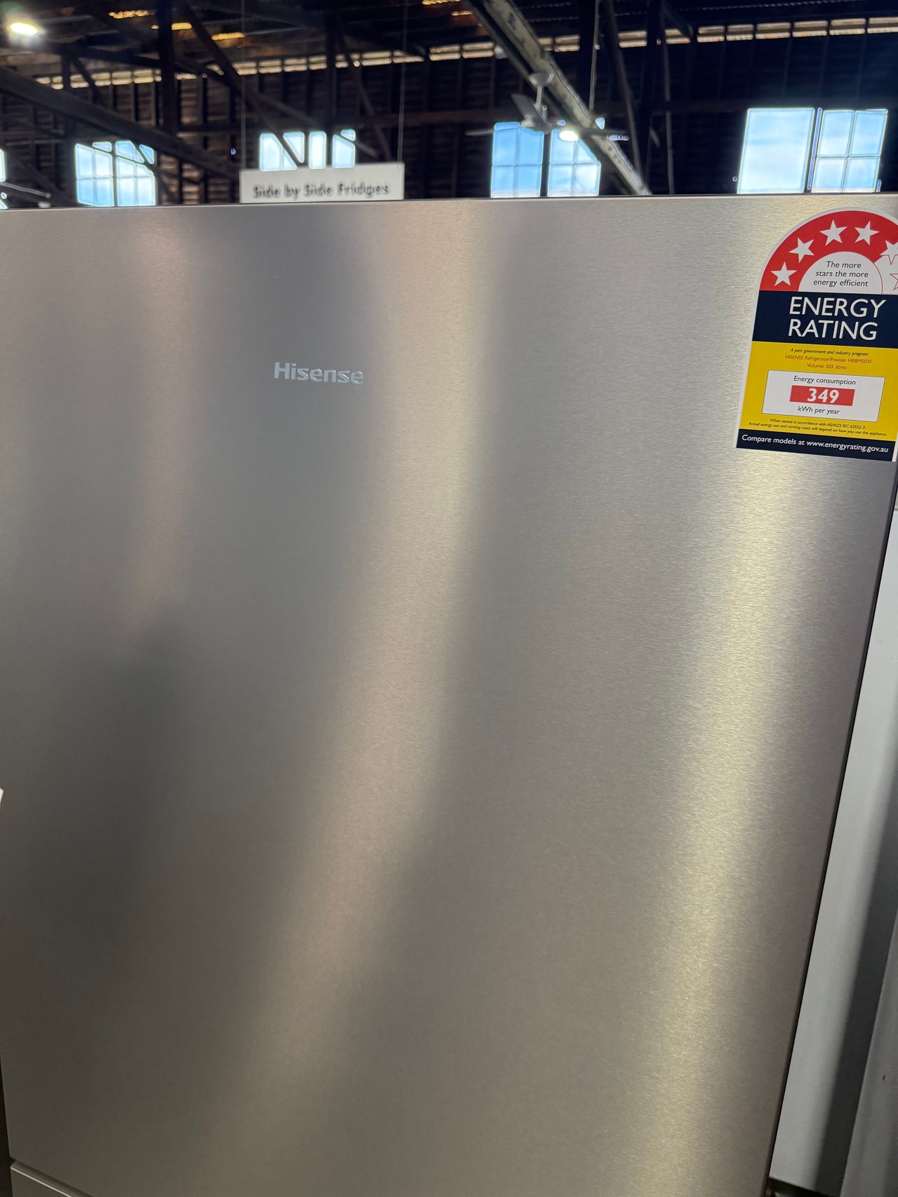 Transportation damaged Hisense HRBM503S 503L Bottom-Mount Refrigerator – Stylish Design & Efficient Cooling - Second Hand Appliances Geebung