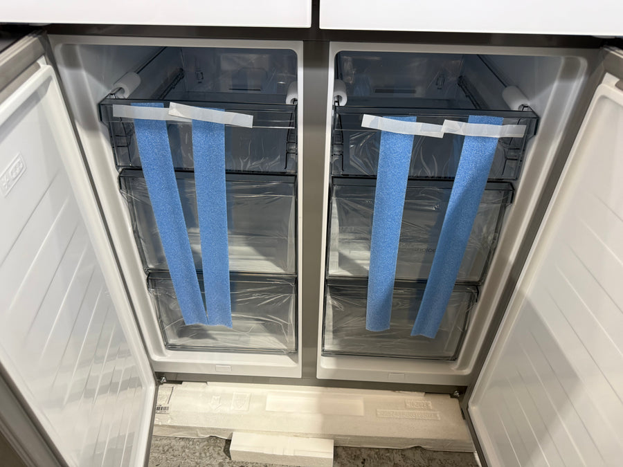 Transportation damaged Hisense HRCD483G 483-litre PureFlat Slim French Door Refrigerator - Second Hand Appliances Geebung