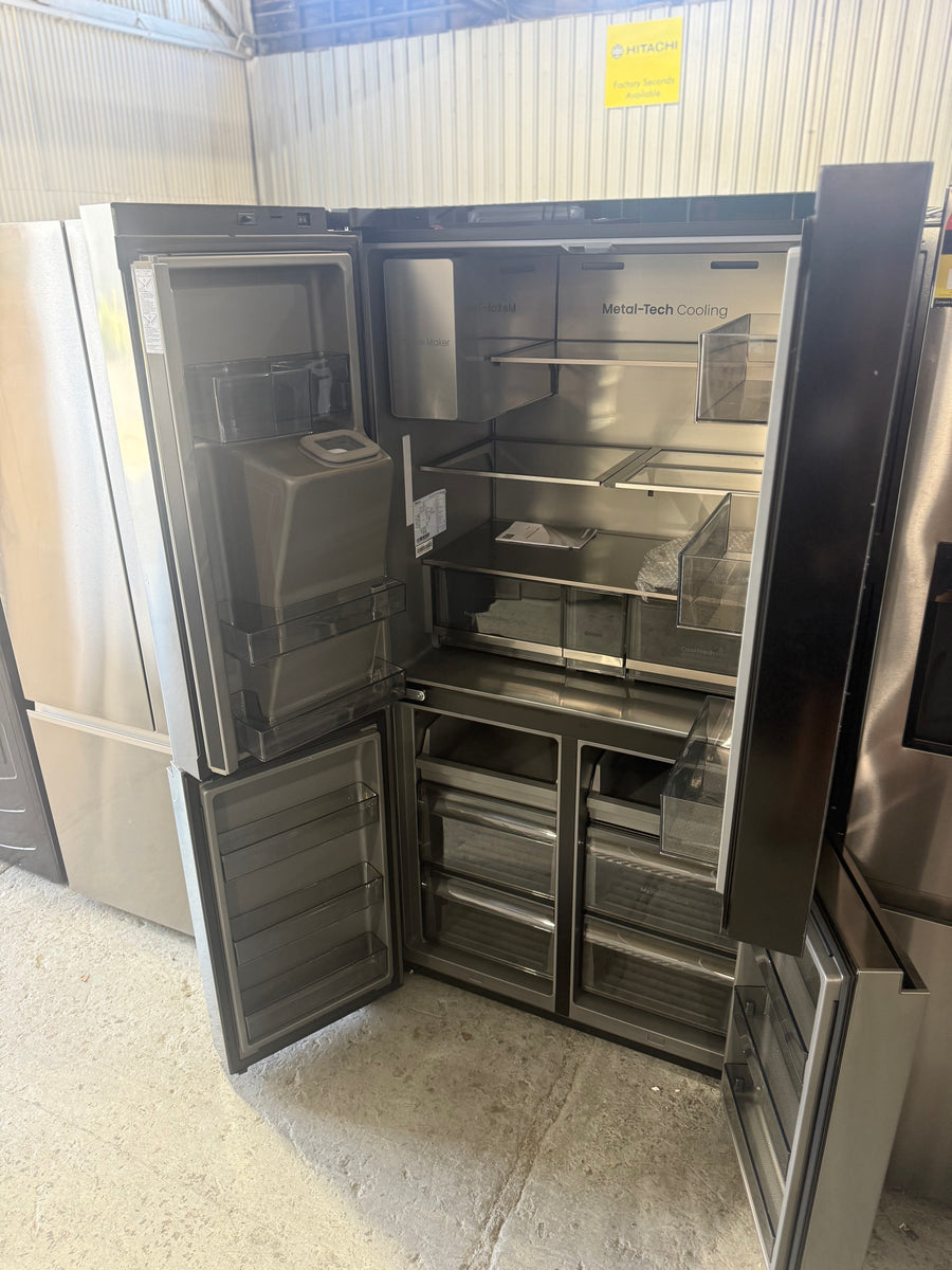 Transportation damaged Hisense HRCD615TBWV 615L PureView French Door Fridge - Second Hand Appliances Geebung